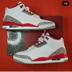 Jordan 3 Cardinal Red