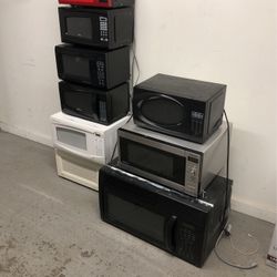 All size different brand microwaves for sale they all are in good working condition