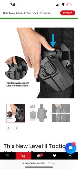 leg strap holster
