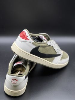 Jordan 1 low Travis Scott Medium olive Sample Pair Size 10.5