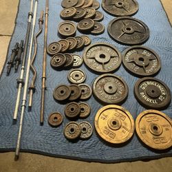 435 Pounds Of Weight, 240 Pounds Of Dumbbells Plus Bars