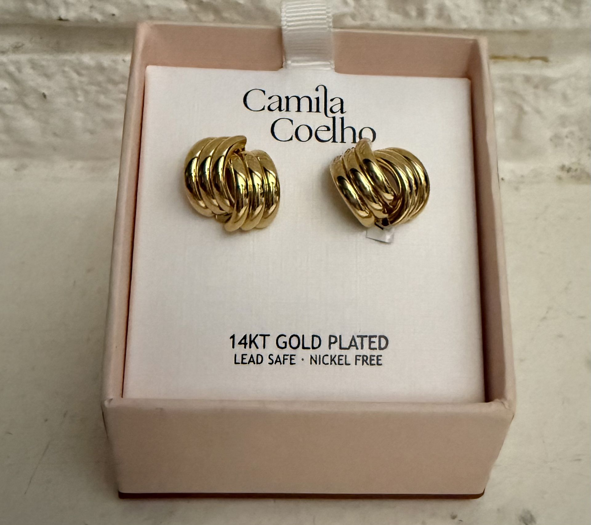 Camila Coelho 14KT Gold Plated Earrings