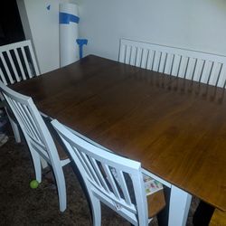 Dining Table With 4 Chairs And A Bench Seat