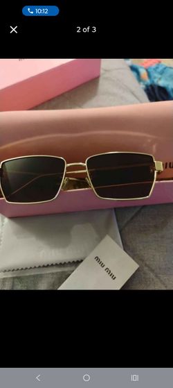 MlUMlU Sunglasses For sell they go For 635 I got y'all for 350 please need a new phone