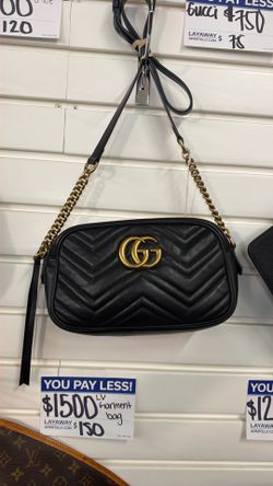 Black gucci shoulder