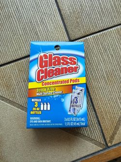 New Glass Cleaner Concentrated pods cleaning organizer window supplies home office house window mirror