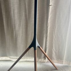 TechOrbits Tripod TV Stand with Mount - Non-Slip TV Mount Stand for Floor, Universal Fit, 45" to 65" TVs, Height Adjustable W/ 360 Degree Swivel, TV S