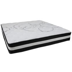 New in box King size Flash Furniture Capri Comfortable Sleep 12 Inch Hybrid Pocket Spring Mattress 