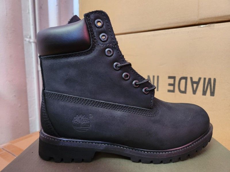 All Black Timberland Boots