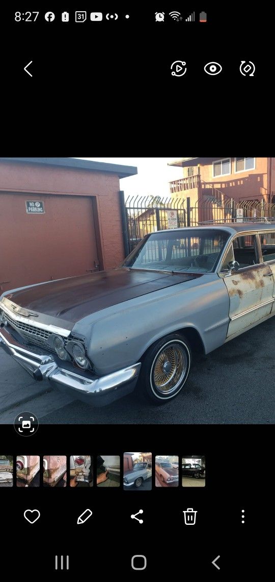 1963 Impala Front Hood And Driver Side Fender