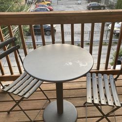 Patio Furniture—table + 2 Chairs