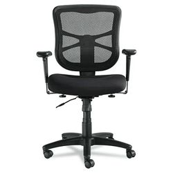 Alera Elusion Series Mesh Mid-Back Swivel/Tilt Office Chair, Black