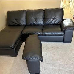 Black couch
