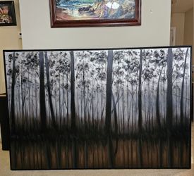 Beautiful Ashley Signature Design "Philyra" Hand Painted Canvas Wall Art 72in x 48in