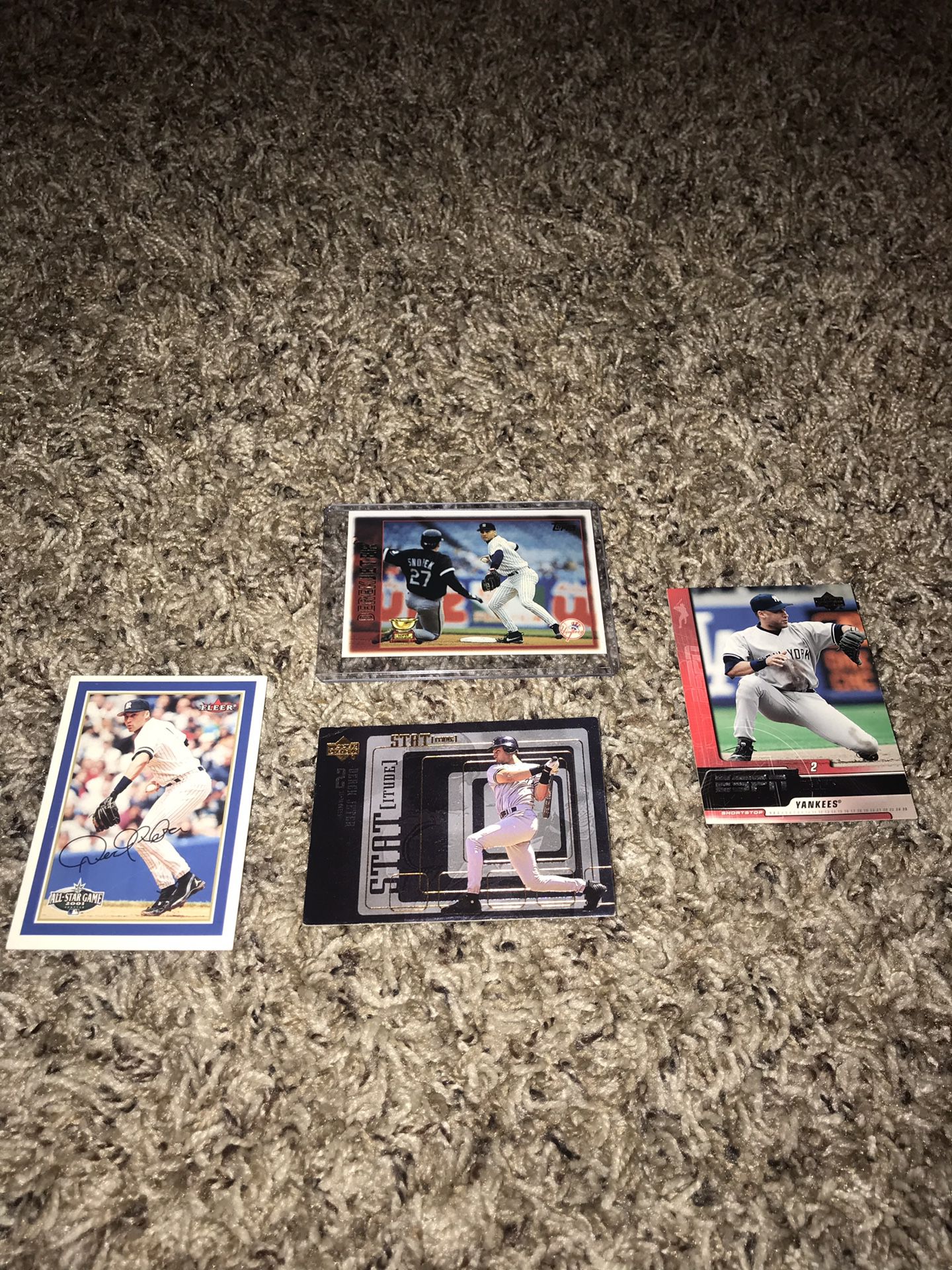Derek Jeter Baseball Card Collection