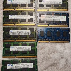 Excellent 8 Pz  Pc3 8500 2GB. MEMORY LAPTOP