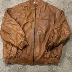 Genuine Lamb Skin Leather Jacket 6XL