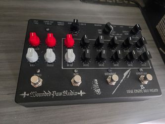 Wounded Paw Audio Siege Engine II Bass Preamp/Multi-Band Overdrive Pedal (pre-pro)