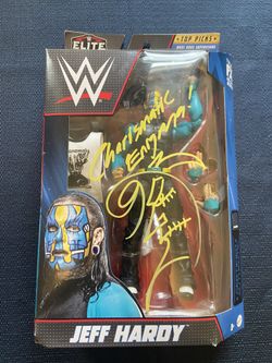 Jeff Hardy WWE ELITE COLLECTION Signed Action Figure~