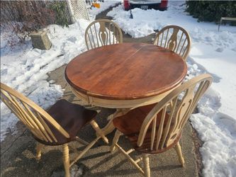 The price is firm.. beautiful rustic kitchen set