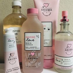 Aroma!🌿BATH & BODY WORKS💕🌹💗 LOVE💗🌹💕4-pc Set    
