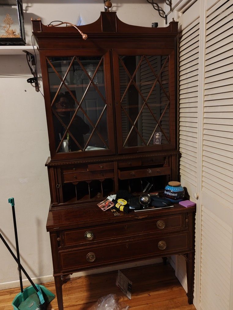 Antique Desk / Armoir.
