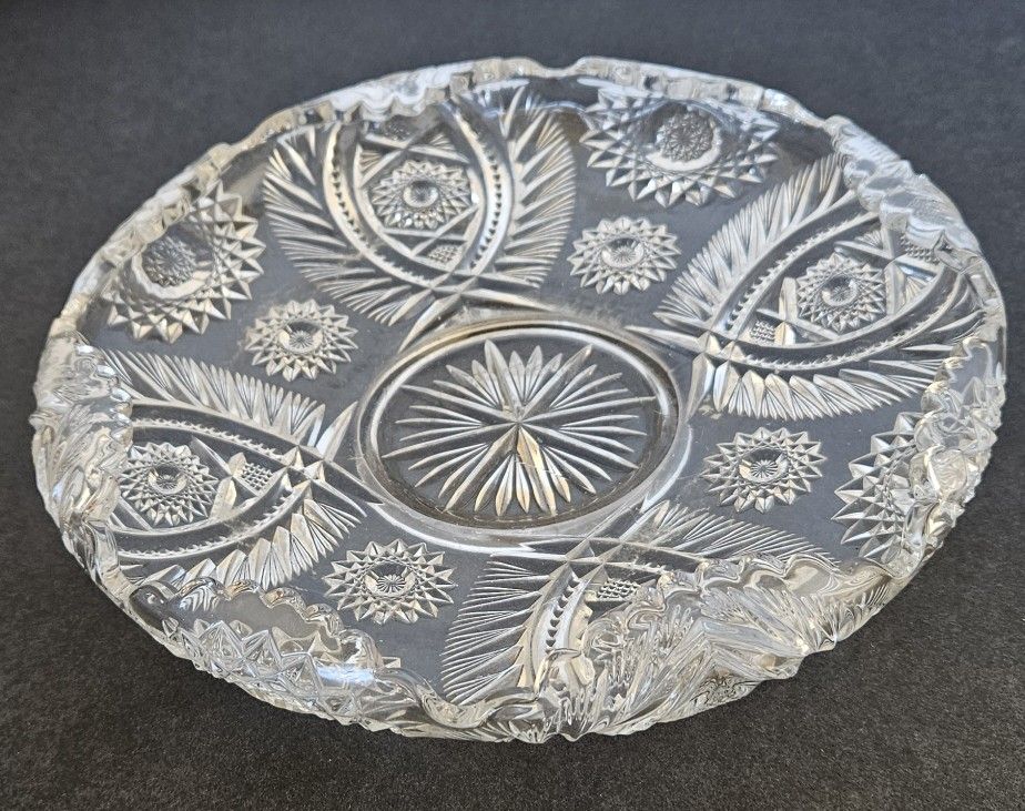 Antique Westmoreland Pressed Glass Bowl 9 In.