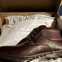 Clarks New Ankle Boots Mahogany Leather 
