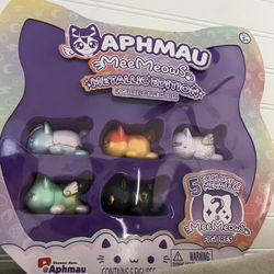 viral 6 piece set aphmau meemeows collection brand new 