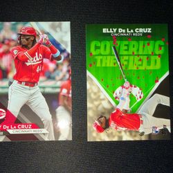 Elly De La Cruz - Reds - RC!!! 2 Cards!!! Mint