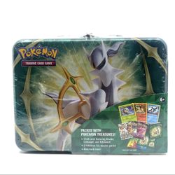 Pokemon Spring 2022 Collector Chest Arceus Lunchbox Tin