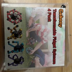 Transformable Robot Fidget Spinner Set
