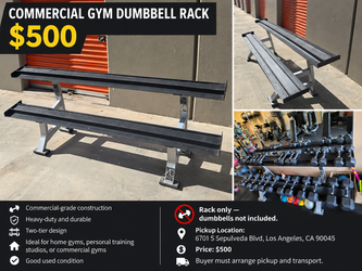 Commercial Gym Dumbbell rack