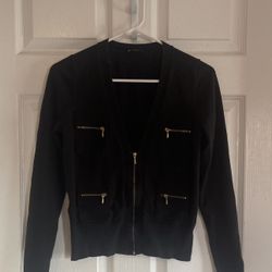 Ann Taylor Black Cardigan Size M 