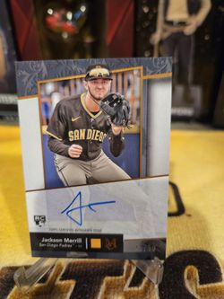 Jackson Merrill 2024 Topps Museum Collection 11 /50 Archival Rookie Auto #AA-JME
