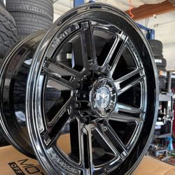 •	New 20x10 MOTIV Wheels 8x170 -12mm Fits Ford Super Duty