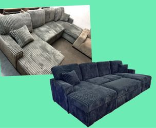 New black gray sectional- ask price