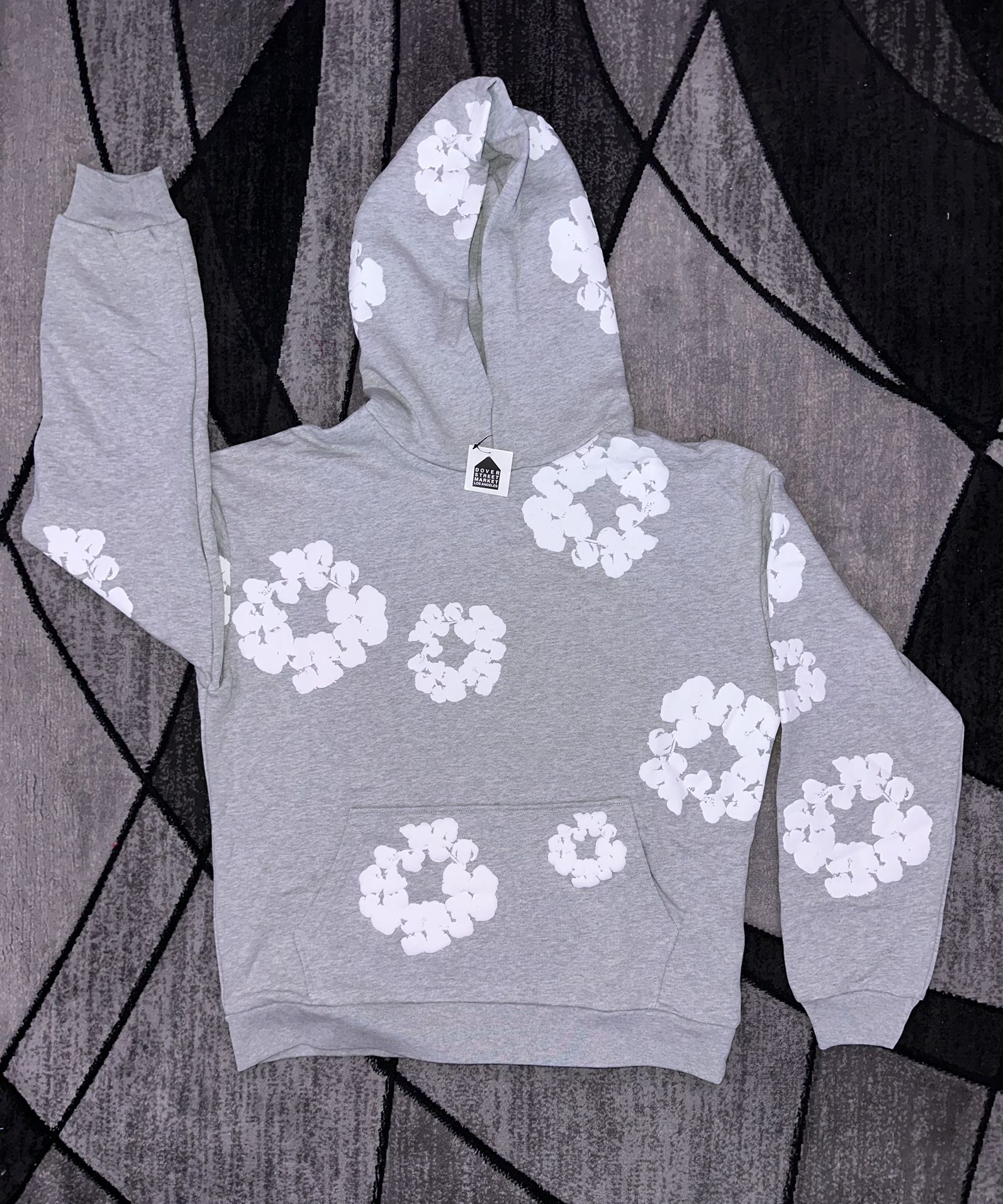 Gray Denim Tears hoodie