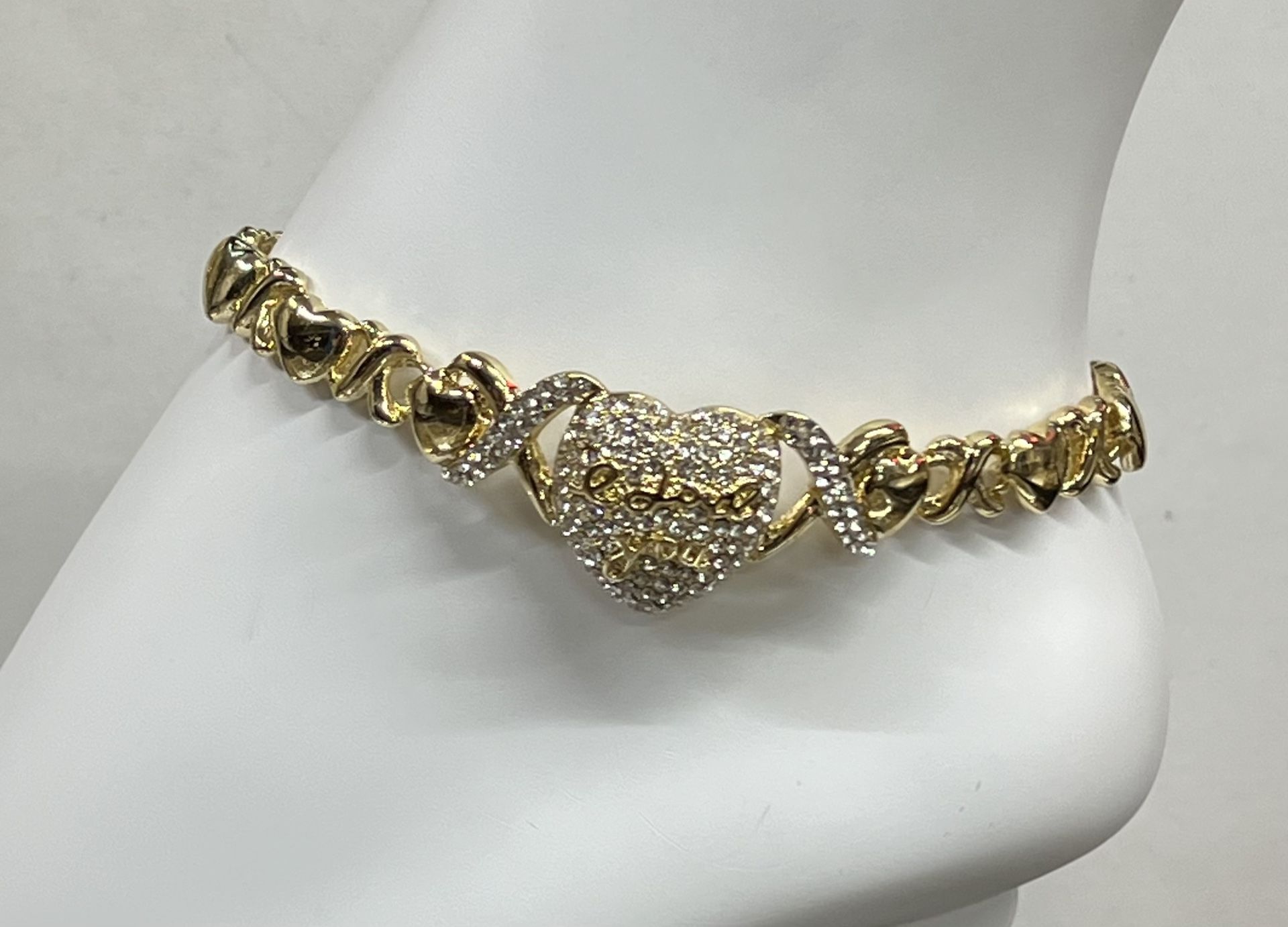 Women Anklet🔥14k Gold Plated XOXO I Love You Anklet- Best Quality-
