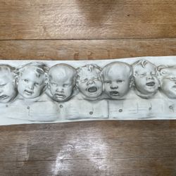 Seven Musical Note Singing Children Wall Art