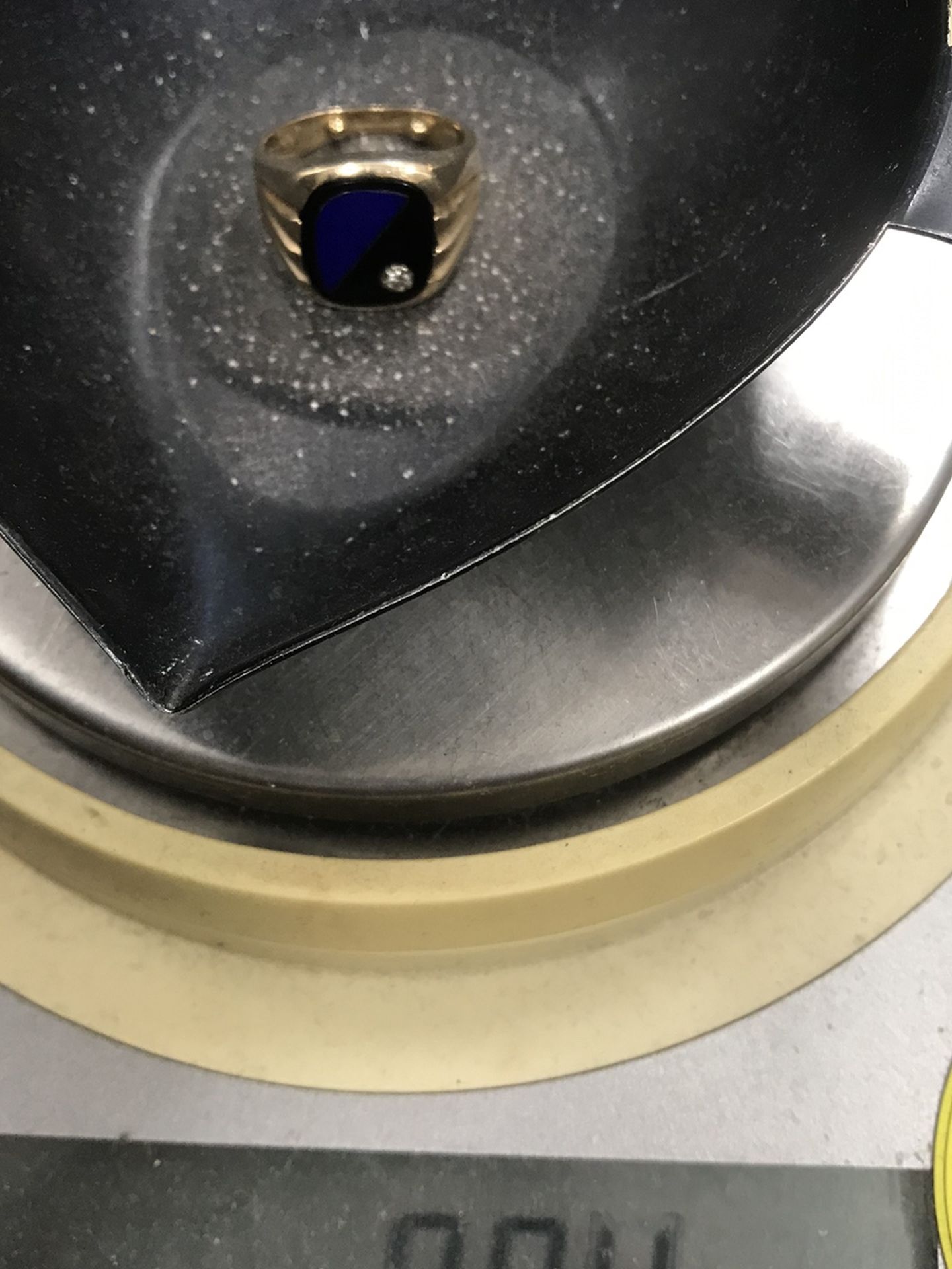 Blue Stone Gold Ring