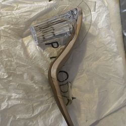 Fashion Nova Clear Heels