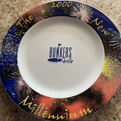 New Millennium Chop Plate “ Bunkers Grille” (12 ea)