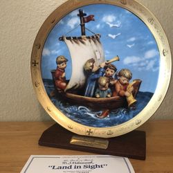 M. J. Hummel “Land in Sight” collector’s plate