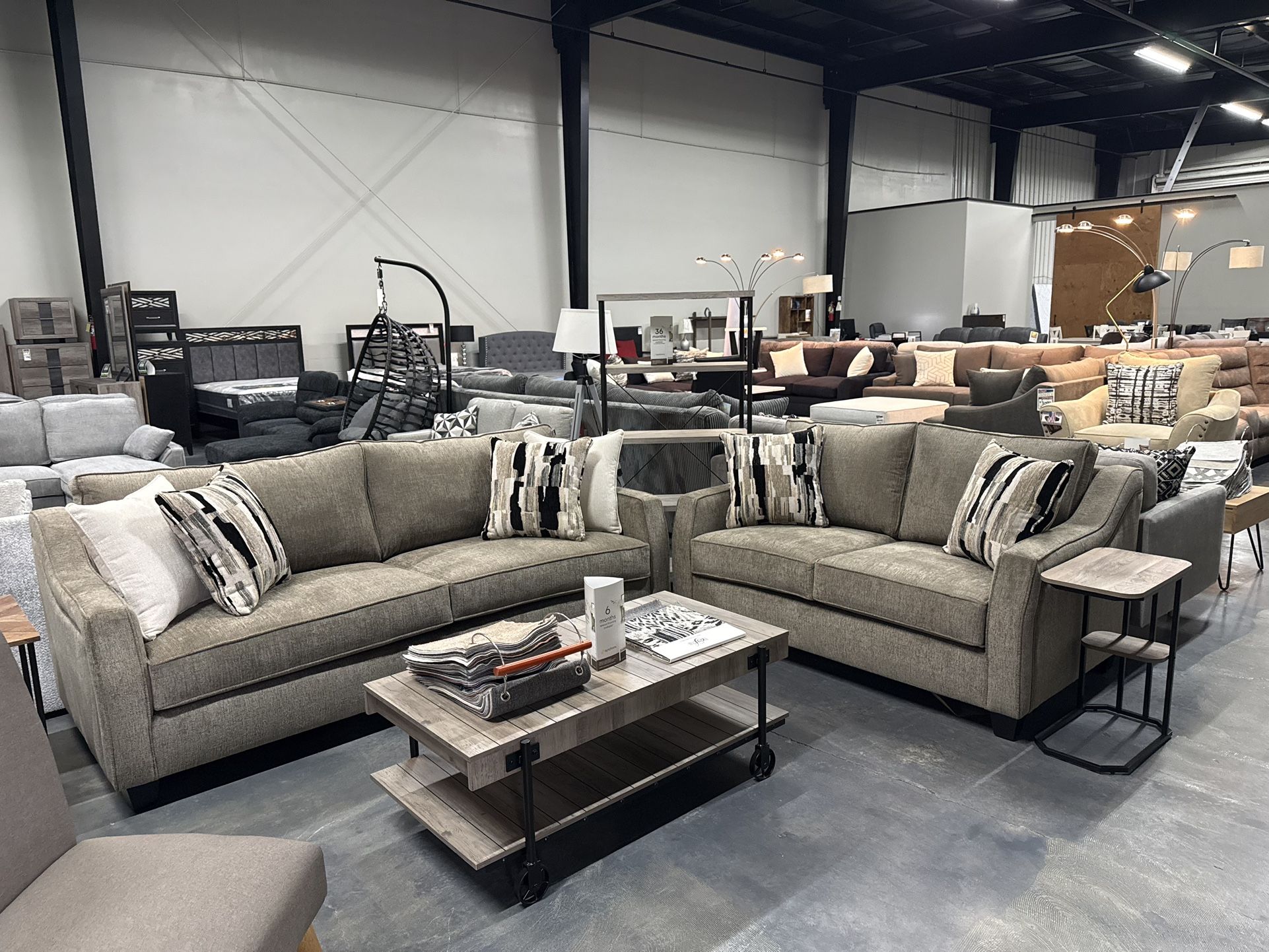 2-piece Nichole Sofa And Loveseat Set 