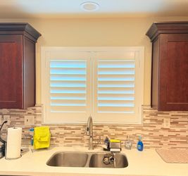 Custom Interior Wood Shutters. Install Included. Persianas De Madera. Best Pricing. We Service All of Southern California. 951-573-2560