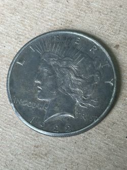 1922 Peace Silver Dollar – 90% Silver U.S. Coin