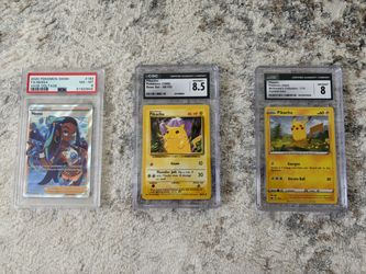 PSA and CGC Pokemon 8.0-8.5 Pikachu and Nessa