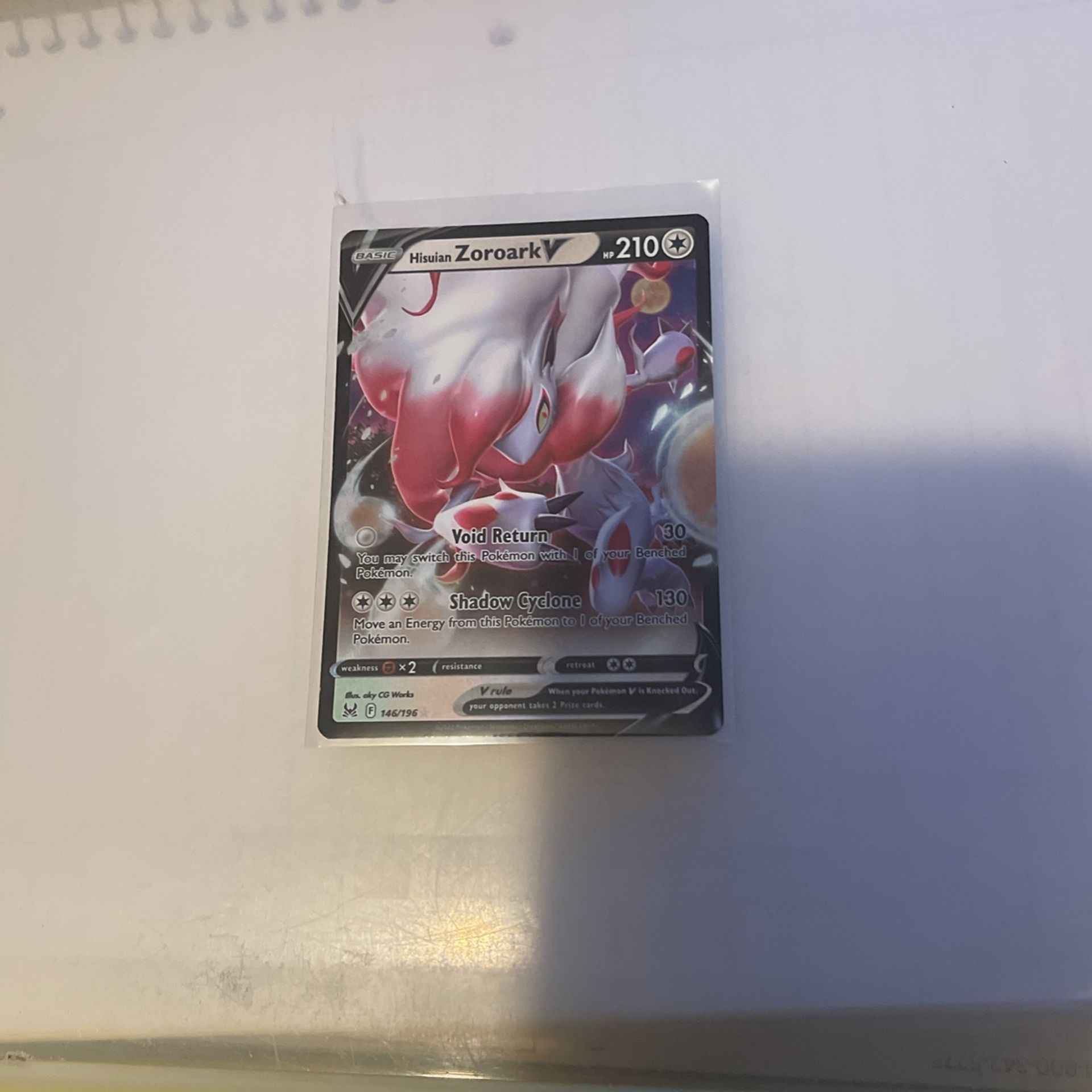 Hisuian Zoroark V 146/196
