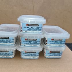 (7) Boxes Cupped Head 1-1/2" Drywall Nail